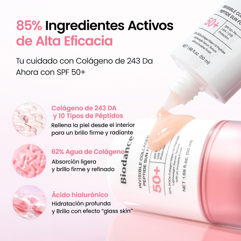 INVISIBLE COLLAGEN PEPTIDE SUN FLUID (SUERO CON PROTECCI&Oacute;N SOLAR)